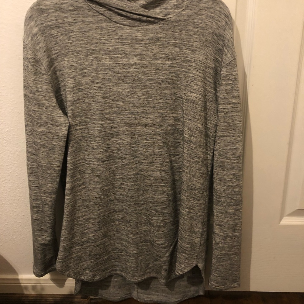 Daily Ritual-heathered gray hoodie